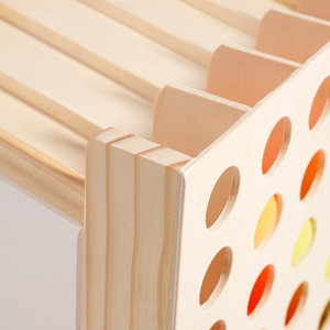 <span class=keywords><strong>Juego</strong></span> de Mesa de Madera Montessori con Pelota Rebotante para Niños de 2 a 4 Años, Material Ecológico, Interactivo Familiar - Product Image 3