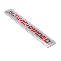 Emblème en métal suralimenté 3D M remplacement d'insigne de coffre de voiture pour Land Rover Range Rover autocollant accessoires accessoires extérieurs