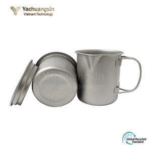 Titanium outdoor <b>tea</b> <b>maker</b>, travel camping <b>tea</b> set, household use, can boil water, portable - Product Image 4