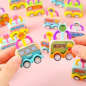Juguetes Educativos de Dibujos Animados en Miniatura, Tren de Juguete para Armar, Juguete de Descompresión Manual para Niños de 2 a 4 Años, Material PP - Product Image 5