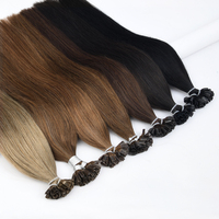 Extensiones de Cabello Chino Virgen Remy 100% K.Swigs con Punta en U, Colores Oscuros de Alta Calidad para Trenzas, Sin Caída, Sin Químicos, Fáciles de Teñir