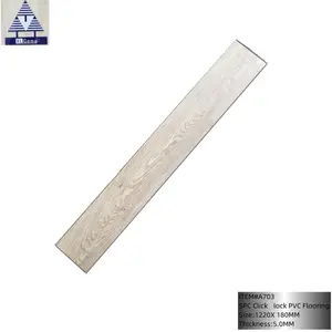 High Quality Anti Fire Waterproof 3.mm 4mm 5mm 8mm Click Lock Plastic Hybrid Spc Wooden Floor Vinyl Spc Flooring