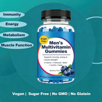Integratore Alimentare OEM Multivitaminico in Gommose per Uomini Adulti, 60 Pezzi, Supporta il Sistema Immunitario e la Gestione dell'Energia