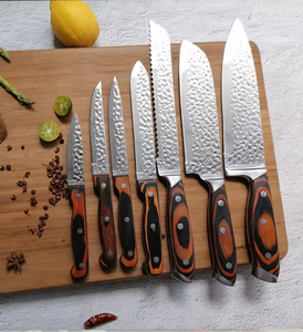 Giả Mạo Cao Carbon 15 Miếng Nhà Bếp Dao Khối Đặt Nhật Bản Dao Nhà Bếp Đầu Bếp Dao Khối Bộ Với Mài - Product Image 2