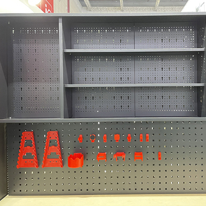 Ensemble d'établi industriel en acier JZD avec armoire à outils roulante et <span class=keywords><strong>chariot</strong></span> à outils d'atelier avec outils, armoires <span class=keywords><strong>de</strong></span> <span class=keywords><strong>garage</strong></span> <span class=keywords><strong>pour</strong></span> le rangement à domicile - Product Image 4