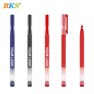 <span class=keywords><strong>Stylo</strong></span> Gel en Plastique Personnalisé de Luxe de Haute Qualité avec Logo, Pointe de 0,5 mm, Encre Noire, Impression UV, Échantillon Disponible - Product Image 3