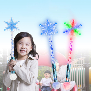 Bacchetta Magica Fiocco Di Neve Luminosa - Con Suono Per Feste Di Principessa - Foto 8