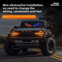 Bestseller transfrontalier : Feux décoratifs LED dynamiques pour automobile, type « Devil Eye » et « Emoji », série E, 12V, ajustement standard
