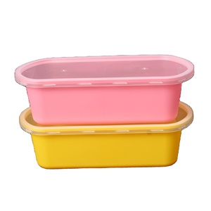 Take Out Disposable Plastic Sushi Container With Lids Microwaveable Bento Box
