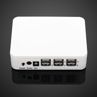 Alarm Keamanan Display Laptop/Notebook Anti Maling dengan 6 Port USB dan Remote Control, Harga Grosir Terbaik