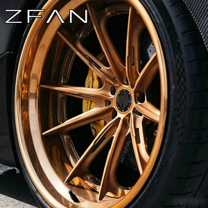 Jantes forgées 2 pièces à profil profond concave chromées 18-24 pouces 5x112 5x114.3 5x120 5x130 pour BMW Audi <span class=keywords><strong>Mercedes</strong></span> McLaren Porsche - Product Image 1