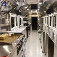 Remolque de Comida CAMPTRL para Helados y Café, Carrito de Venta Móvil Totalmente Equipado, Servicio de Catering al Aire Libre, Tamaño Personalizado, Camión de Comida para Hot Dogs y Pizza
