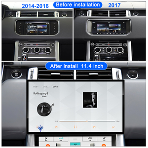 Radio Multimedia para Auto STWEI de 11.4 Pulgadas con Android 14 para Land Rover Range Rover Sport L494 2014-2017, Pantalla Curva, Carplay - Product Image 2