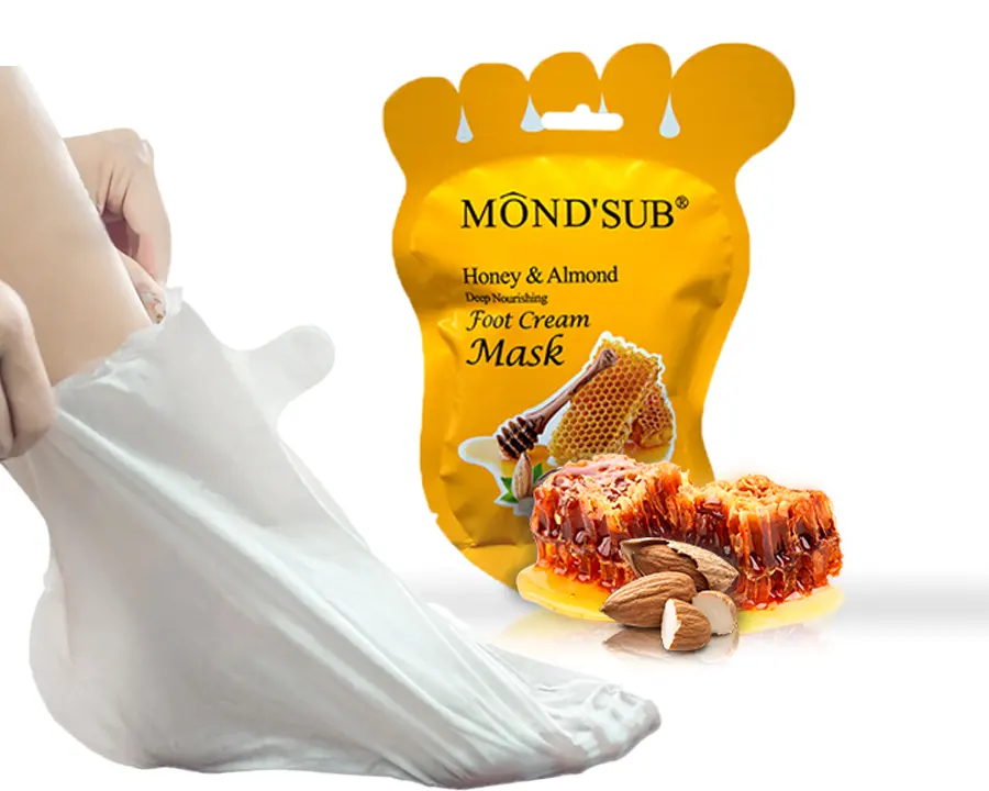 Mond'sub Wholesale Natural Organic Honey and Almond Nourishing Whitening Collagen Foot Massage Cream Mask Manufacturer