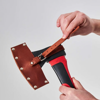 Étui rétro en cuir PU pour hache, housse rivetée pour lame d'hache, accessoire d'outil d'extérieur, protège-hache