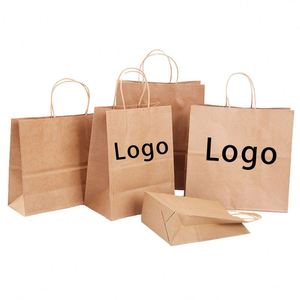 Bolsas de Papel para Envasado de Alimentos Impresas Personalizadas, Bolsas de Papel Kraft Marrón para Comida Rápida y Bocadillos con Material Ecológico y Directo de Fábrica - Product Image 6