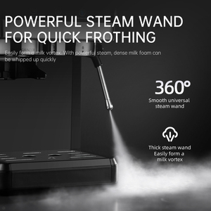 Máy pha cà phê tự động mức cao nhất máy pha cà phê espresso chuyên nghiệp với 20 cài đặt xay chính xác Burr Máy xay cà phê combos - Product Image 3