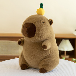 Super Doux Surdimensionné Célèbre PP Coton Rempli Animaux En Peluche Figure Jouets <span class=keywords><strong>Géant</strong></span> Capybara Peluche Grand Jouet - Product Image 5