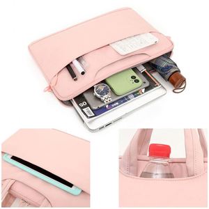 Sac fourre-tout pour ordinateur portable en polyester Oxford léger et durable avec logo personnalisé, design multi-poches imperméable, sangle détachable pour les professionnels - Product Image 2