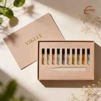 Boîte en carton magnétique personnalisée avec estampage à chaud en feuille d'or, structure rigide recyclable pour coffret cadeau de flacons de parfum