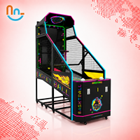 Machine d'arcade de basket-ball à monnayeur Joy2fun avec retour automatique de ballons pour centres de jeux