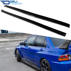 สเกิร์ตข้างคาร์บอนไฟเบอร์ทรง DAMD สำหรับมิตซูบิชิแลนเซอร์อีโวลูชั่น 7 8 9 EVO VII VIII IX CT9A ปี 2001-2007 - Product Image 1