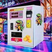 Distributeur automatique mural en métal 24h/24 avec système de paiement par pièces, garantie 1 an (version anglaise)