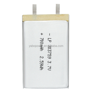 <span class=keywords><strong>3</strong></span>.7 V Lipo battery 700 mAh lithium polymer battery for electric toys - Product Image 1