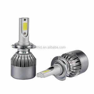 Phare LED C6 H7 36W 3800lm H1 H3 H4 H7 H9 9004 LED H7 C6 COB LED - Product Image 4