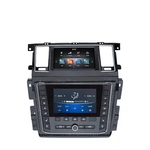 Max-Pad Pemutar DVD Mobil Android, Pemutar DVD Mobil Layar Sentuh Ganda 8 Inci untuk Nissan Patroli Y62 Otomotif Radio Stereo Navigasi GPS