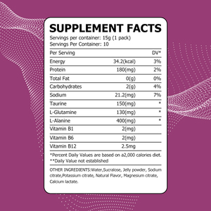 Hot Sale Vitamin Blend Taurine <b>Supplement</b> Nourish Stomach Hangover Jelly Anti-Alcohol Liver Detox Hangover Relief Jelly Stick - Product Image 2