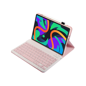 Clavier sans fil personnalisé Azerty portable 10 pouces fin en plastique rechargeable Bluetooth pour tablettes - Product Image 1