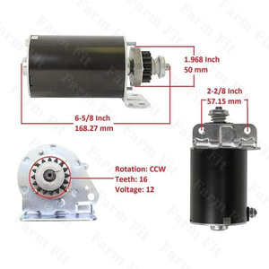 Precio de fábrica de alta calidad AM122337 AM37352 AM39137 para John Deere ZTrak Z525 ZTrak Z535 ZTrak Motor de arranque 12V 16 dientes CCW - Product Image 4