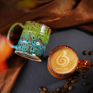 Mug à café en céramique de haute qualité, design créatif vintage effet four, motif fût d'huile amusant, compatible micro-ondes et lave-vaisselle - Product Image 4