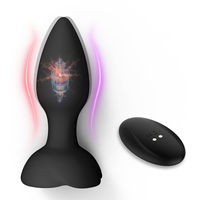 Silicone souple Vagin Anal Plug Jouet Masturbateur Télécommande Petit Anal Butt Sex Toy pour Femmes Vibrateur