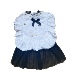 Dog <b>Princess</b> Dress White Skirt All Seasons Decorative Bow Bichon Frise Teddy Pet <b>Clothes</b> - Product Image 4