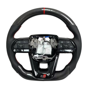 Nâng cấp vô lăng da thật sợi carbon cho Toyota GR Land <span class=keywords><strong>Cruiser</strong></span> LC200 LC300 Prado LC79 LC70 LC76 Hilux Fortuner - Product Image 1