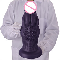 Dildo Realista Extra Grande Muscle Challenger, Juguete Sexual con Simulación de Pene, Dilatador Anal y para Fisting para Mujeres