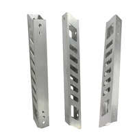 Pièces de tuyaux carrés en métal personnalisées, tube en aluminium, découpe laser CNC, fabrication, support de rehausseur de siège avec revêtement en poudre