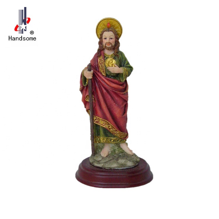 En gros Résine Statues Objets Religieux Catholiques Saint Jude Sculpture En Résine