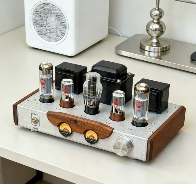 Retro Style HiFi Amp | MONA EL34 Tube Amplifier for Vinyl & Music Lovers
