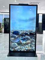 Pantalla Publicitaria LCD Ultra Delgada de 98 Pulgadas, Resolución HD 4K, SDK OEM, Señalización Digital, 1 Año de Garantía, 500 Nits, Relación de Aspecto 9:16, Tipo Piso