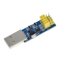 Adaptateur programmeur ESP-01s ESP01 UART ESP-01 téléchargeur CH340C USB vers ESP8266 débogueur Module de carte de développement Wifi sans fil