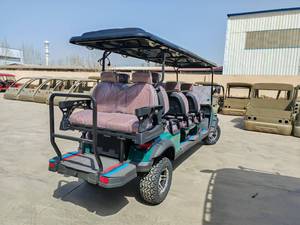Carrito de Golf de Nueva Energía HKBG con Certificación CE, Estructura de Acero de Alta Resistencia, Hecho en China, 30-50 km/h, 8 Plazas - Product Image 3
