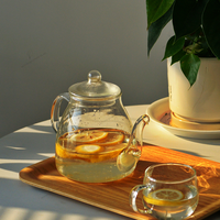 Verre soufflé à la main en borosilicate, résistant à la chaleur, transparent, esthétique moderne, vente en gros, mini verre à dessert, thé, café, granola