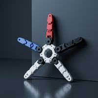 Dedos de Agarre Robótico Impresos en 3D con PLA, Componentes de Brazo Robótico Personalizados, Piezas de Automatización OEM