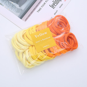 Primavera tinta unita fascia elastica fascia per capelli 50 pz Set fasce per capelli per ragazze 4cm fascia per capelli per donne e ragazze - Product Image 5