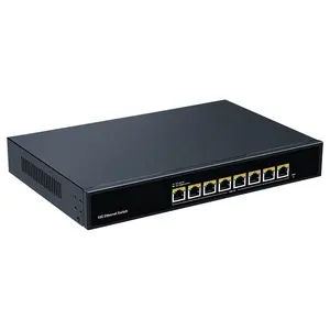 10GbE Switch,8 x 10G RJ45 Base-t Port 160G Bandwidth,Plug and Play Unmanaged 10G Network Switch