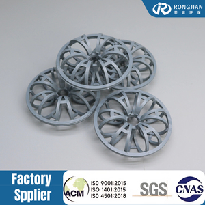 Anillo Roseta de Plástico de 51mm con Alta Transferencia de Masa, Embalaje Aleatorio Duradero para Biofiltro de Tratamiento de Aguas Residuales - Product Image 4