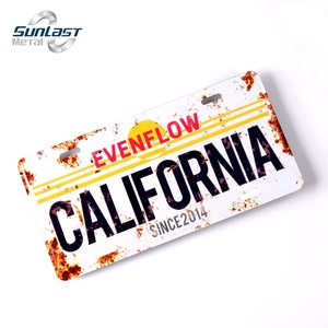 12x6 inch các loại nhà để xe nổi trang trí tấm giấy phép trang trí kim loại nhôm dấu hiệu xe tấm giấy phép - Product Image 4